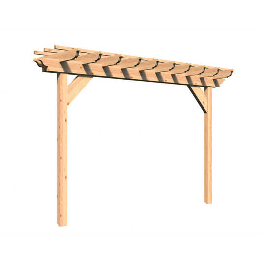 CreekVine Designs Red Cedar Monterrey Pergola